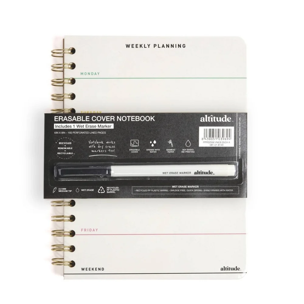 Wet & Dry‎ Erasable Cover Ruled Journal 6